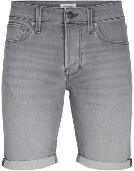 Jack & Jones Rick Icon I.K. GE 063 Shorts Grey Denim - Rövidnadrág - Nagyméretű Rövidnadrág W40-W60