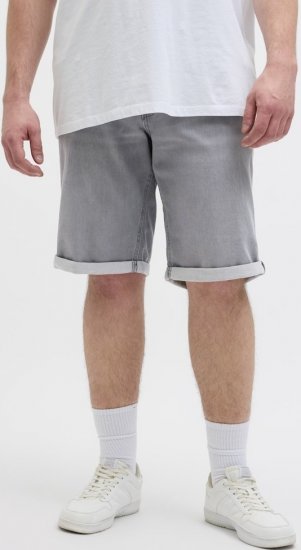 Jack & Jones Rick Icon I.K. GE 063 Shorts Grey Denim - Rövidnadrág - Nagyméretű Rövidnadrág W40-W60