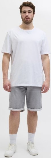 Jack & Jones Rick Icon I.K. GE 063 Shorts Grey Denim - Rövidnadrág - Nagyméretű Rövidnadrág W40-W60