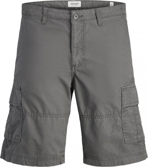 Jack & Jones Cole Mateo Cargo Shorts Castlerock - Rövidnadrág - Nagyméretű Rövidnadrág W40-W60