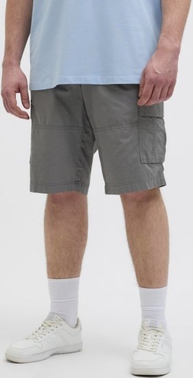Jack & Jones Cole Mateo Cargo Shorts Castlerock - Rövidnadrág - Nagyméretű Rövidnadrág W40-W60