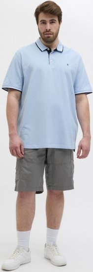 Jack & Jones Cole Mateo Cargo Shorts Castlerock - Rövidnadrág - Nagyméretű Rövidnadrág W40-W60