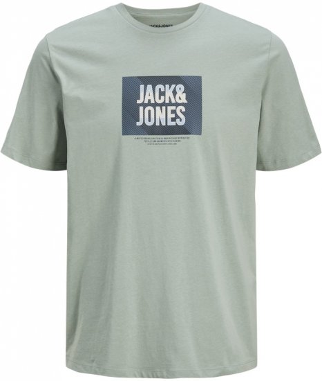 Jack & Jones Hudson Crew Neck T-Shirt Iceberg Green - Pólók - Nagyméretű pólók - 2XL-14XL