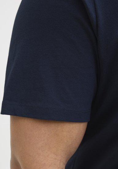 Jack & Jones Hawaii Shape Crew Neck T-Shirt Navy - Pólók - Nagyméretű pólók - 2XL-14XL