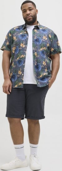 Jack & Jones Marco Erik Chino Shorts Navy Blazer - Rövidnadrág - Nagyméretű Rövidnadrág W40-W60
