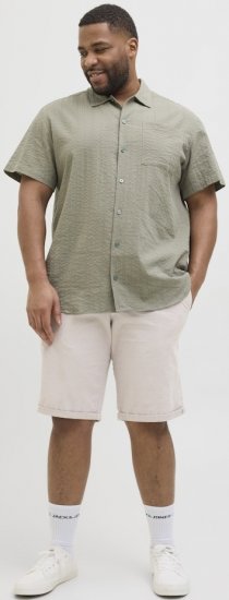 Jack & Jones Marco Erik Chino Shorts Grey - Rövidnadrág - Nagyméretű Rövidnadrág W40-W60