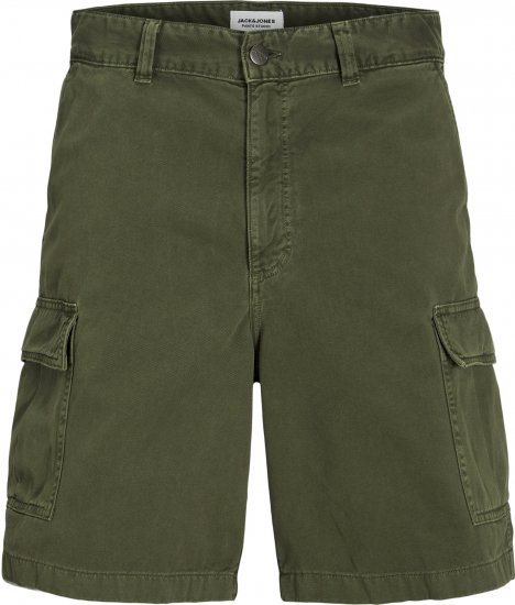 Jack & Jones Karl Avery Cargo Shorts Green - Rövidnadrág - Nagyméretű Rövidnadrág W40-W60