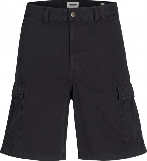 Jack & Jones Karl Avery Cargo Shorts Black - Rövidnadrág - Nagyméretű Rövidnadrág W40-W60