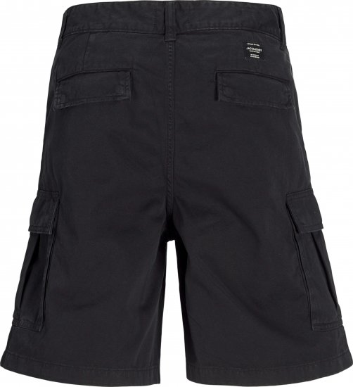 Jack & Jones Karl Avery Cargo Shorts Black - Rövidnadrág - Nagyméretű Rövidnadrág W40-W60