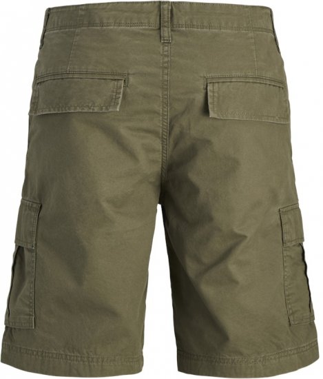 Jack & Jones Cole Mateo Cargo Shorts Olive Night - Rövidnadrág - Nagyméretű Rövidnadrág W40-W60
