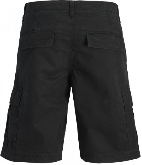 Jack & Jones Cole Mateo Cargo Shorts Black - Rövidnadrág - Nagyméretű Rövidnadrág W40-W60