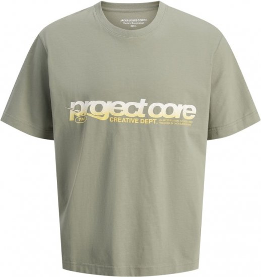 Jack & Jones Project Core Loose Fit Summer T-Shirt Light Grey - Pólók - Nagyméretű pólók - 2XL-14XL