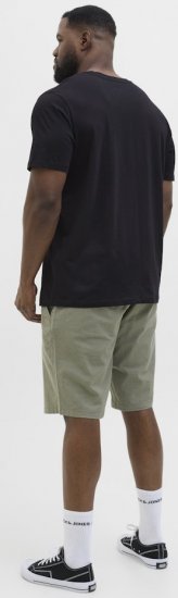 Jack & Jones Lavance Crew Neck T-Shirt Black Beauty - Pólók - Nagyméretű pólók - 2XL-14XL