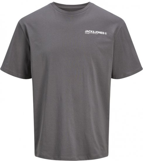Jack & Jones Hawaii Crew Neck T-Shirt Grey - Pólók - Nagyméretű pólók - 2XL-14XL