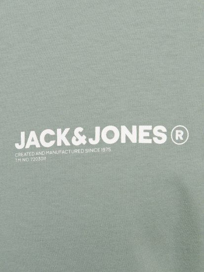 Jack & Jones Hawaii Crew Neck T-Shirt Iceberg Green - Pólók - Nagyméretű pólók - 2XL-14XL