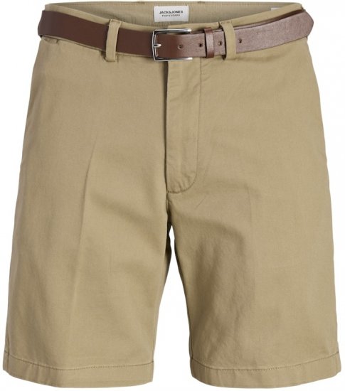 Jack & Jones Marco Franco Chino Shorts Brown - Rövidnadrág - Nagyméretű Rövidnadrág W40-W60