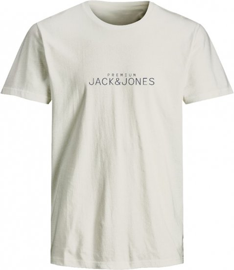 Jack & Jones Lavance Crew Neck T-Shirt White - Pólók - Nagyméretű pólók - 2XL-14XL