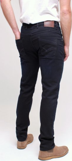 Kam Jeans Jacob Knitted Denim Reg Fit Jeans Blue-Black - Farmer & nadrág - Farmer és nadrág - W40-W70
