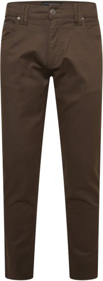 Kam Jeans 265 5 Pocket Weave Stretch Pants Brown - Farmer & nadrág - Farmer és nadrág - W40-W70
