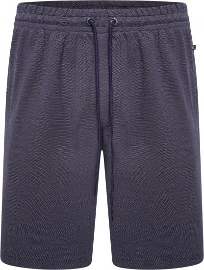 Kam Jeans 3317 Textured Interlock Shorts Indigo - Melegítőnadrág & rövidnadrág - Melegítőnadrág & Melegítő Rövidnadrág 2XL-12XL