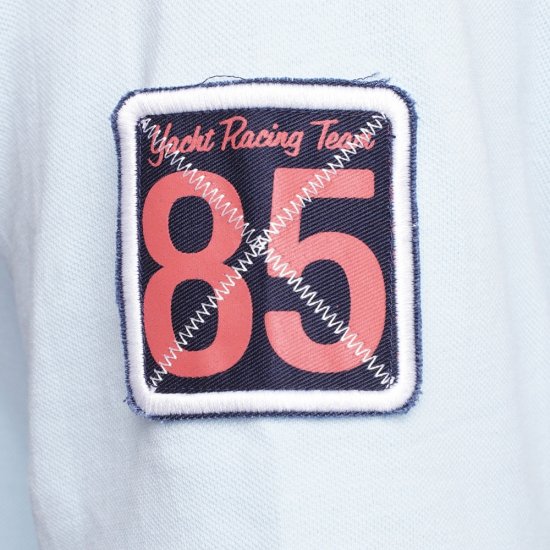 Kam Jeans 5512 1985 Racing Team Polo Blue - Pólóingek - Galléros Pólók 2XL-8XL - Pólóingek 2XL-8XL