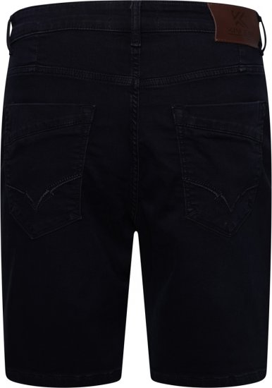 Kam Jeans Pepe Knitted Denim Shorts Blue-Black - Rövidnadrág - Nagyméretű Rövidnadrág W40-W60