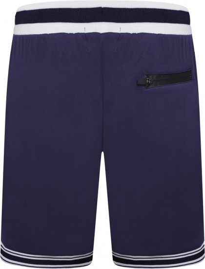 Kam Jeans TS005 Retro Tracky Set (Shorts/Sleeveless Hoodie) Navy - Tréningruhák - Nagyméretű Férfi Tréningruhák