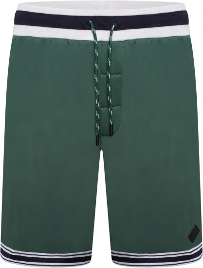 Kam Jeans TS005 Retro Tracky Set (Shorts/Sleeveless Hoodie) Racing Green - Tréningruhák - Nagyméretű Férfi Tréningruhák