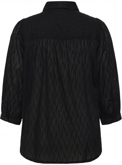 Kaffe Curve Gabby Ing rövidített ujjakkal Fekete - Ingek - 