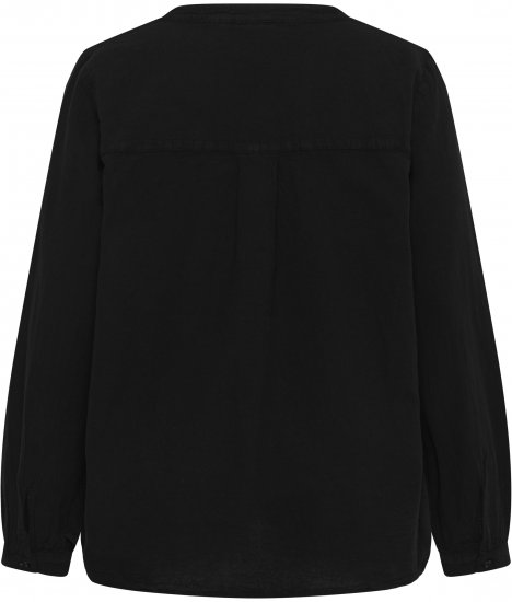 Kaffe Curve Nana Hosszú ujjú ing Fekete - Blúzok és tunikák - 