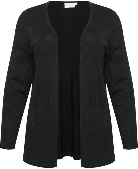 Kaffe Curve Farsia Kardigán Mélyfekete - Bluzy & bluzy z kapturem - 