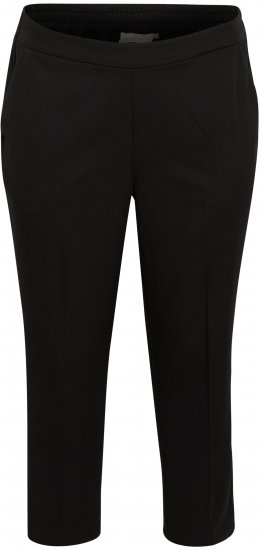 Kaffe Curve Sakira Rövidített nadrág Mélyfekete - Női Farmer & Nadrágok Nagy Méretekben – Plus Size - 