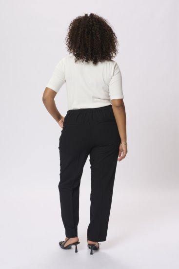 Kaffe Curve Sakira Hosszú nadrág Mélyfekete - Női Farmer & Nadrágok Nagy Méretekben – Plus Size - 