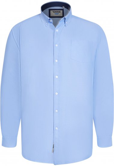 D555 Richard Oxford Ing Hosszú Ujjú TALL Világoskék - TALL ingek - 