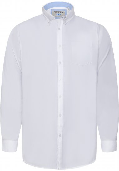 D555 Richard Oxford Ing Hosszú Ujjú TALL Fehér - TALL ingek - 