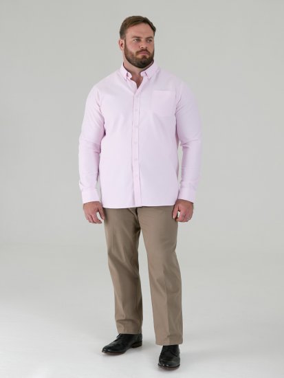 D555 Richard Oxford Ing Hosszú Ujjú TALL Rózsaszín - TALL ingek - 