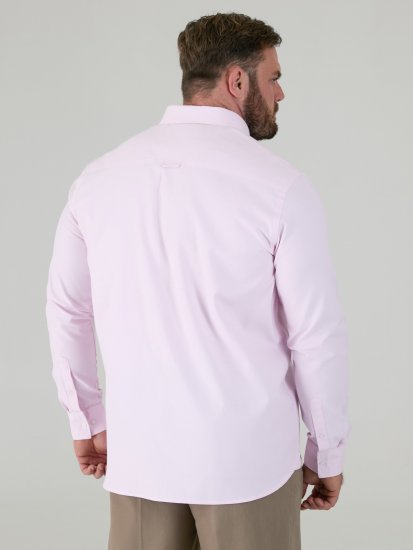 D555 Richard Oxford Ing Hosszú Ujjú TALL Rózsaszín - TALL ingek - 