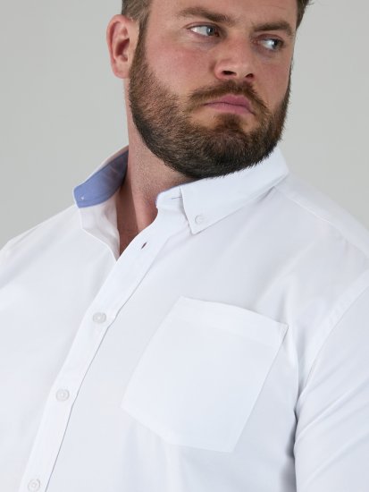 D555 Richard Oxford Ing Hosszú Ujjú TALL Fehér - TALL ingek - 