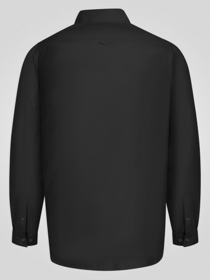 D555 Richard Oxford Ing Hosszú Ujjú TALL Fekete - TALL ingek - 