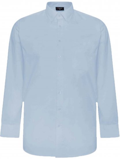 Espionage SH150 Plain Long Sleeve Shirt Blue - Hosszú ujjú ingek - 