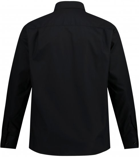 JP1880 Comfort Fit with Chest Pocket Shirt TALL Black - TALL ingek - 
