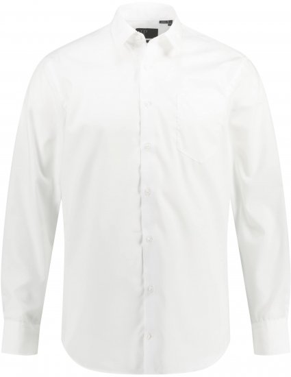 JP1880 Shirt Business Modern Fit White TALL - FÉRFIRUHÁZAT MT-6XLT - TALL-méretek