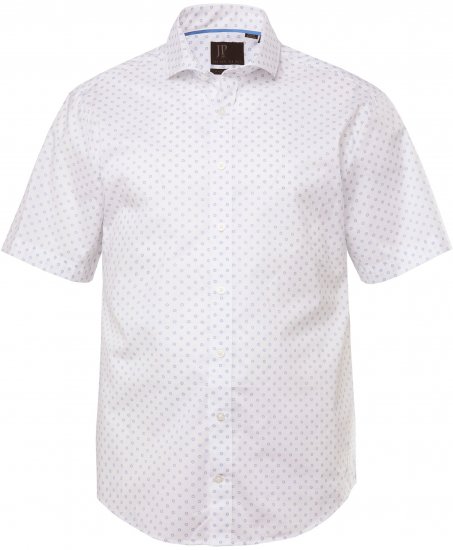 JP1880 Business Modern Fit Short Sleeve Shirt TALL Off-White - TALL ingek - 