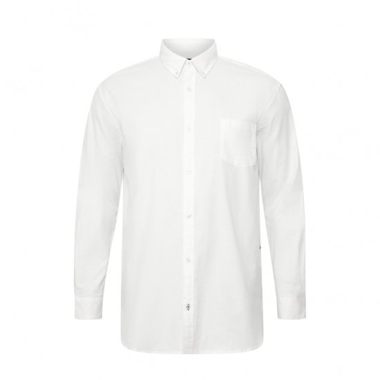 North Latitude Oxford Shirt White - Ingek - Ingek 2XL-10XL