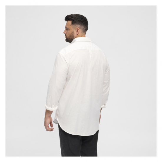 North Latitude Oxford Shirt White - Ingek - Ingek 2XL-10XL