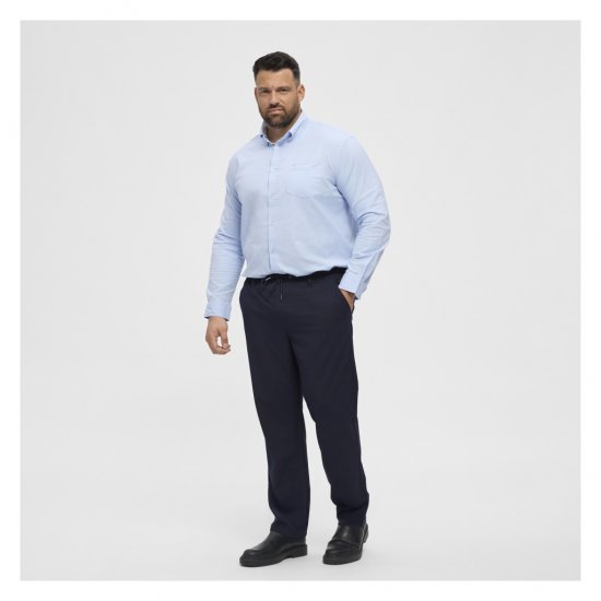 North Latitude Oxford Shirt Light Blue - Ingek - Ingek 2XL-10XL