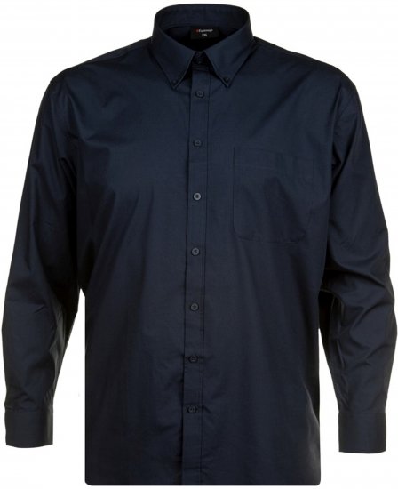 Espionage SH150 Plain Long Sleeve Shirt Navy - Hosszú ujjú ingek - 
