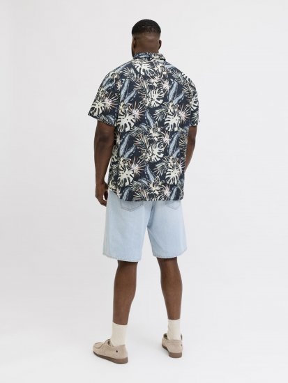 Jack & Jones Honolulu Short Sleeve Resort Shirt Black - Ingek - Ingek 2XL-10XL