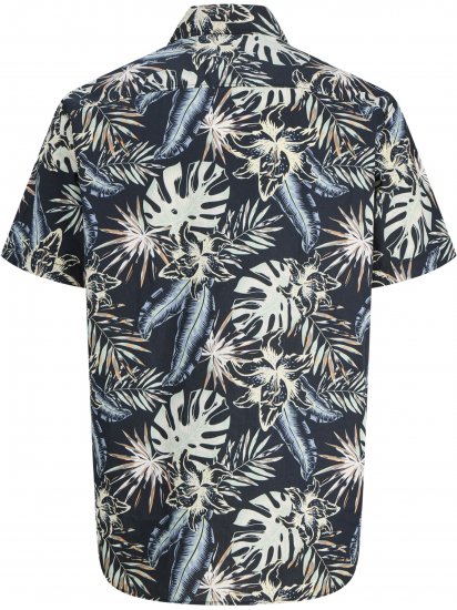 Jack & Jones Honolulu Short Sleeve Resort Shirt Black - Ingek - Ingek 2XL-10XL