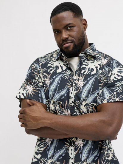Jack & Jones Honolulu Short Sleeve Resort Shirt Black - Ingek - Ingek 2XL-10XL